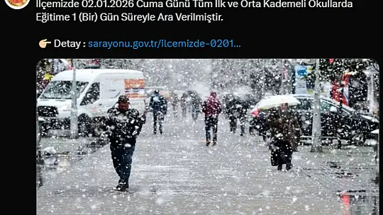 Konya'da okullar peş peşe tatil oluyor! Hangi ilçelere kar tatili geldi?
