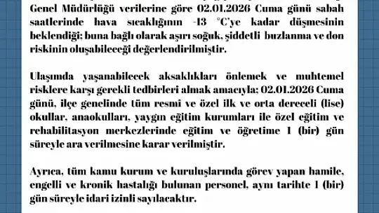 Konya'da okullar peş peşe tatil oluyor! Hangi ilçelere kar tatili geldi?