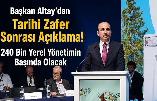 Başkan Altay'dan Tarihi Zafer Sonrası Açıklama!