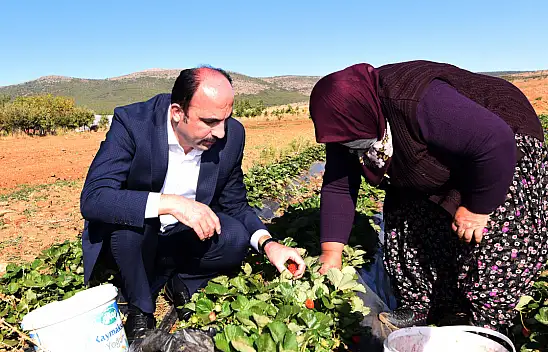 Başkan Altay: Tarımdaki başarımızın arkasında kadınlarımızın alın teri var!
