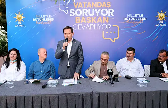 Başkan Kılca, vatandaşla buluştu