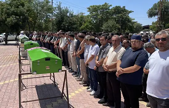 Feci kazada ölen 5 kişiye Konya'da acı veda!