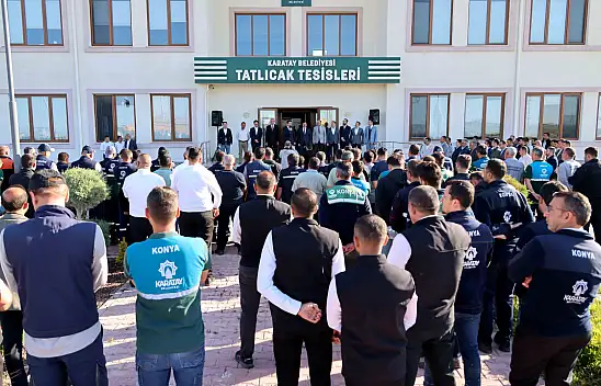Karatay'da bayram sonrası ilk mesai: Başkan Kılca personelle bayramlaştı