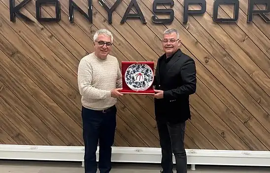 Konya Basket'ten Konyaspor'a ziyaret