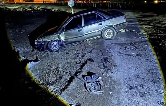 Konya'da 2 otomobil çarpıştı! Yaralılar var