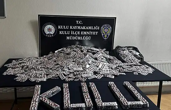 Konya'da 4 araç takibe alındı, rakamlar dehşete düşürdü!
