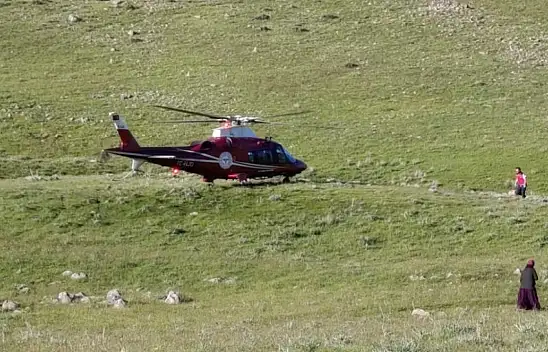 Konya'da dağlık arazide can pazarı! Hava ambulansı yetişti