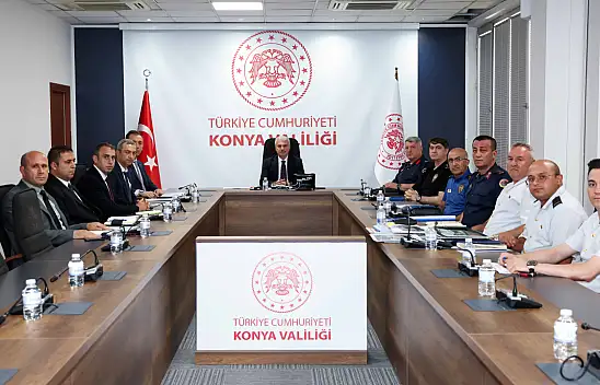 Konya'da dev yatırımlar masaya yatırıldı! Vali Akın başkanlığında gerçekleştirildi