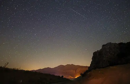 Konya'da dün gece gökyüzünde görsel şölen yaşandı!