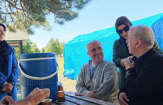 Konya'da görme engelli vatandaşlar Gölcük Yaylası'nda buluştu