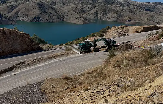 Konya'da heyelan bölgesi ve dere ıslahı alanları incelendi