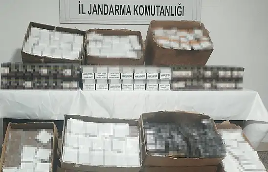 Konya'da jandarma göz açtırmadı: 1 ayda 186 bin dolu makaron ele geçirildi