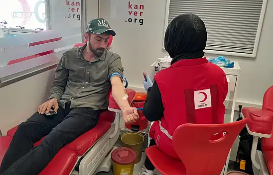 Konya'da kan bağışı kampanyası düzenlendi