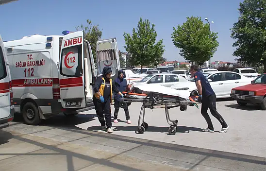 Konya'da kontrolden çıkan araç araziye uçtu: 1 yaralı!