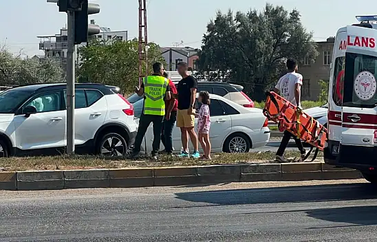 Konya'da otomobiller birbirine girdi! 2 yaralı