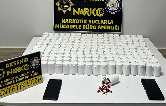 Konya'da polis oyunu bozdu: 10 bin 550 hapla yakalandılar