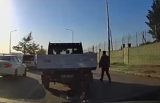 Konya'da trafik magandası kamerada! Faturası ağır oldu