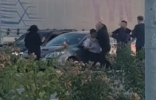 Konya'da trafikte yumruklu kavga! O anlar kameraya yansıdı!