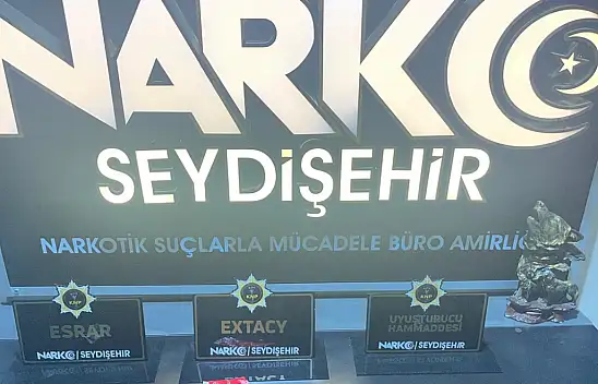 Konya'da uyuşturucu operasyonunda 1 şüpheli tutuklandı