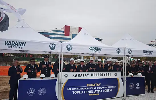 Konya'da vatandaşın güvenliği için 2 önemli yatırım! Temelleri atıldı