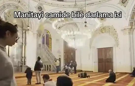 Konya'daki tarihi camide büyük saygısızlık! Bu görüntüler sosyal medyayı salladı!