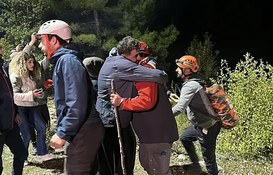 Konya'dan da ekipler katıldı: Kanyondaki kurtarma anları ortaya çıktı!