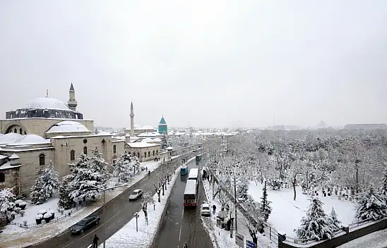 Konya finali karla yapacak! 14 ilçeye 'sarı' kodlu uyarı geldi