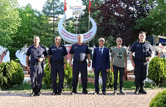 Konya İl Jandarma Komutanı Özkul, Seydişehir ilçesini ziyaret etti