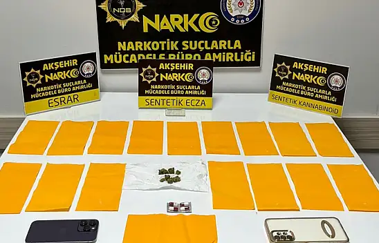 Konya polisi 14 bin kullanımlık bonzai ele geçirdi