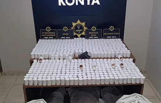 Konya sokaklarında büyük temizlik! 1 ayda 187 zehir taciri tutuklandı