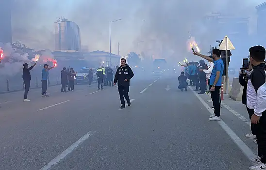 Konyalı taraftarlardan Filistin Milli Takımı'na tam destek!