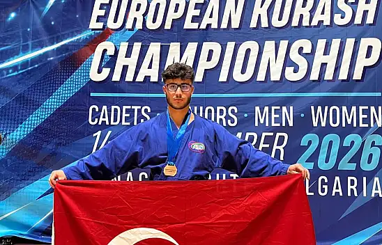 Selçuklu'nun milli sporcusu Avrupa kürsüsünde! Bronz madalyayla döndü