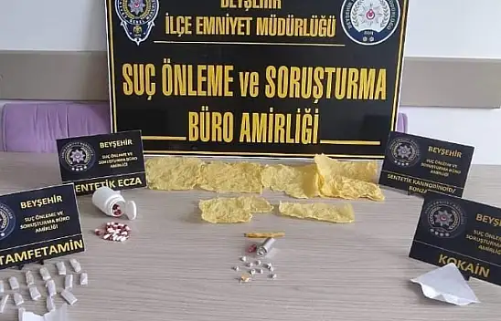Yer Konya: Zehir tacirlerinin evinden çıkanlar şok etti!
