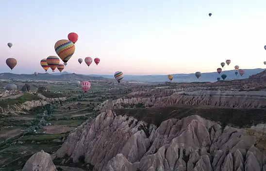 Yılın ilk yarısında 13 bin balon uçuşuyla 308 bin yolcu seyahat etti