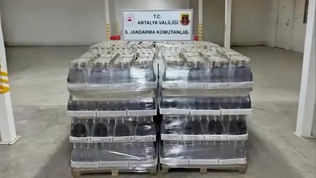 119 bin 500 litre kaçak alkol ele geçirildi