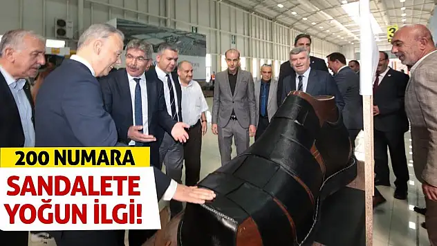 200 Numara Sandalete Yoğun İlgi!