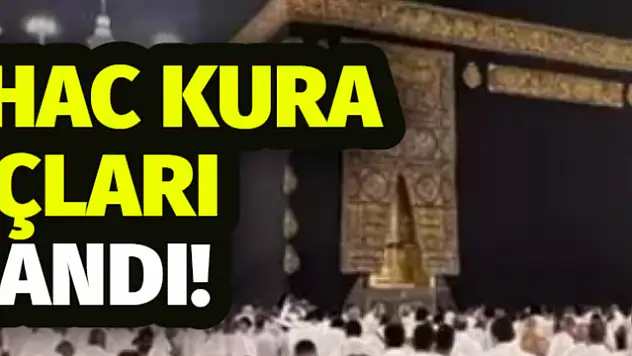 2026 hac kura sonuçları açıklandı!