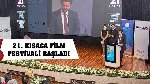 21. Kısaca Film Festivali başladı