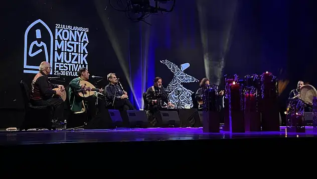 22. Uluslararası Konya Mistik Müzik Festivali sona erdi