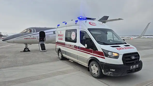 3 aylık bebek uçak ambulansla Konya'ya sevk edildi