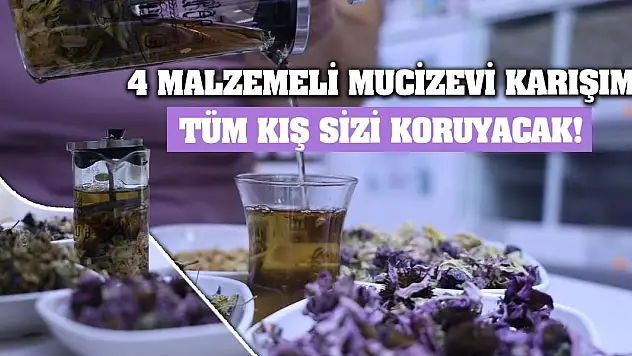 4 Malzemeli Mucizevi Karışım Tüm Kış Sizi Koruyacak!