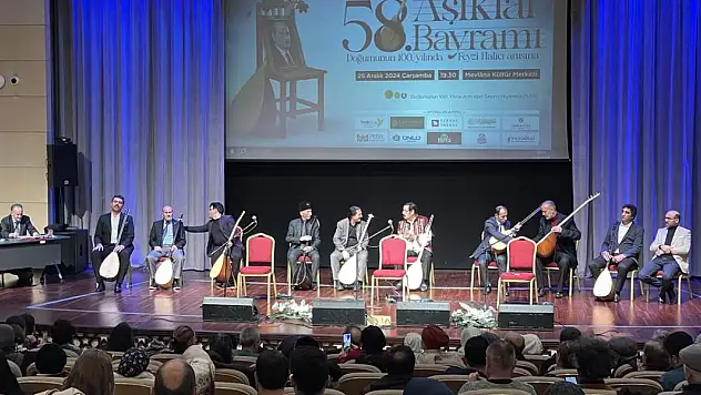 58. Konya Aşıklar Bayramı düzenlendi