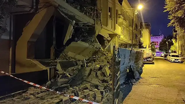 6 katlı binada kısmi çökme meydana geldi