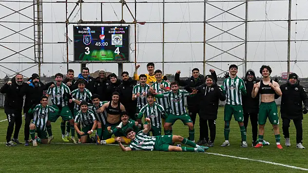 7 gollü maçta kazanan Konyaspor!
