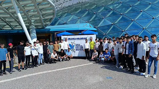 80 öğrenci kültür gezisi için Konya'ya geldi