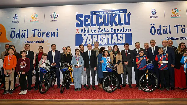 80 okul, 349 öğrenci, tek hedef: Selçuklu'da zeka şampiyonları belli oldu!