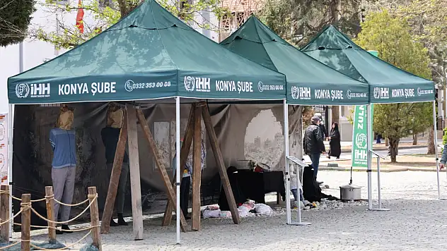 Acının ve direnişin sokağı: Gazze'nin kalbi Konya'da atıyor!