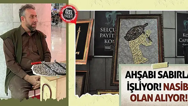 Ahşabı Sabırla İşliyor! Nasibi Olan Alıyor!