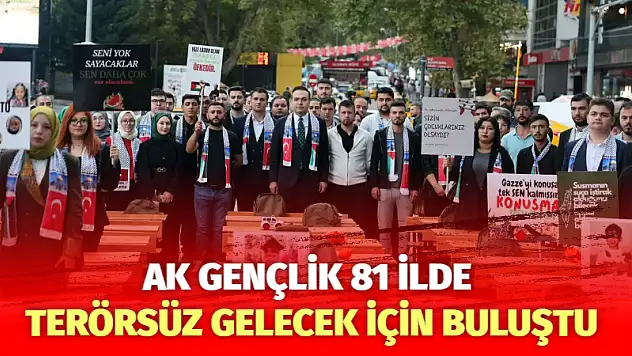 AK Gençlik 81 ilde terörsüz gelecek için buluştu