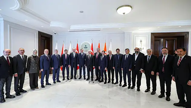 AK Parti Konya heyeti, Bakan Mustafa Çiftçi'yi ziyaret etti
